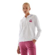 United Colors of Benetton BNT-W20702 Beyaz Kapüşonlu Kadın Sweatshirt