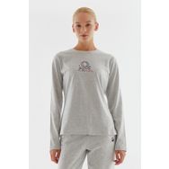 United Colors of Benetton BNT-W20751 Gri Melanj Kadın Sweatshirt
