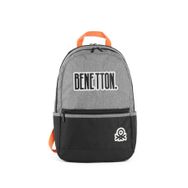 United Colors of Benetton BNT03857 Gri Siyah Okul Çantası