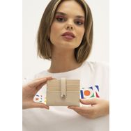 United Colors of Benetton BNT1308 Bej Kadın Cüzdan