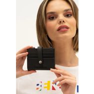 United Colors of Benetton BNT1308 Siyah Kadın Cüzdan