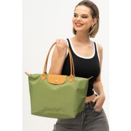 United Colors of Benetton BNT1355 Yeşil Camel Kadın El Çantası