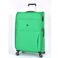 United Colors of Benetton BNT2400 Ultra Light Kumaş Orta Boy Kabin Boy Yeşil 2'li Valiz Seti