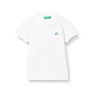 United Colors of Benetton Logolu Polo Beyaz Erkek Çocuk T-Shirt