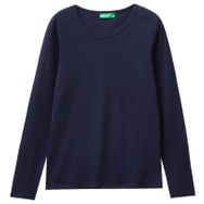 United Colors of Benetton M/L Pullunder Blau Blu 016 S Kadın T-Shirt
