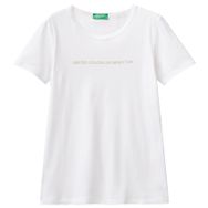 United Colors of Benetton Pullunder Beyaz Bianco 101 XL Kadın T-Shirt
