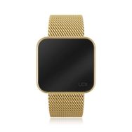 Up Watch Touch Slim Steel Gold & Black Unisex Kol Saati