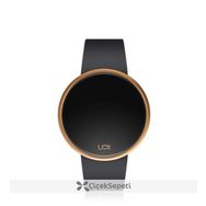 Upwatch Round Matte Rose&Black Unisex Kol Saati