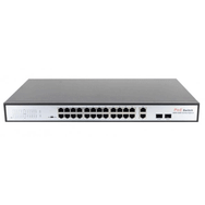 Uranium POE-P2421 SPF-300W 24X10/100 2X Gigabit Uplink 1X SFP 360W Poe Combo Rack Tipi Switch