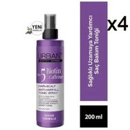 Urban Care 200 ml X 4 Adet Expert Biotin ve Kafein Dökülme Karşıtı Saç Toniği