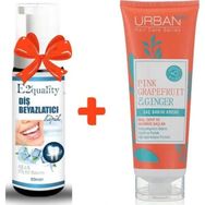 Urban Care 250 ml Pink Grapefruit & Ginger Saç Bakım Kremi+E2'Quality Diş Beyazlatıcı Köpük