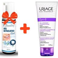 Uriage 100 ml Gyn-8 Soothing Intimate Hygiene Cleansing Gel+E2'Quality Diş Beyazlatıcı Köpük