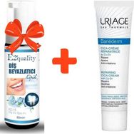 Uriage Bariederm Repairing Cica Cream 40 ml Nemlendirici Krem+E2'quality Diş Beyazlatıcı Köpük
