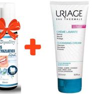 Uriage Creme Lavante Cleansing Cream 200 ml Temizleme Kremi+E2'Quality Diş Beyazlatıcı Köpük