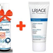 Uriage Xemose Face Cream 40 ml Nemlendirici Krem+E2'Quality Diş Beyazlatıcı Köpük