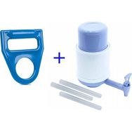 Urve UR-3158 Damacana Taşıyıcı + Urve UR-3081 Musluklu Damacana Pompası - Beyaz