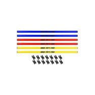 USR 25706 6'lı 70 cm Slalom Çubuk ve Kelepçe Seti