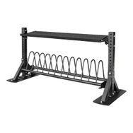 USR Miletos-B-R20 2 Katlı Bumper Plaka-Dambıl-Kettlebell Rafı