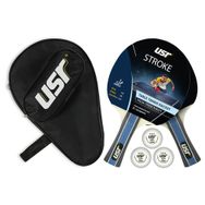 USR Stroke-Match Masa Tenisi 2 Raket + 3 Top + Kılıf Set