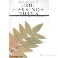 USUL HAKKINDA NUTUK: METOT ÜZERİNE KONUŞMA - RENE DESCARTES