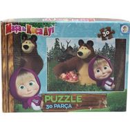 Utku Oyuncak MS7574 30 Parça Maşa ile Koca Ayı Puzzle