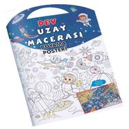 Uzay Macerası Dev Boyama Posteriekrek 0-6 Yaş Yayınları