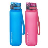 Uzspace 2'li 1000 ml Fiftyfifty Mavi - Pembe Tritan Matara Seti