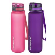 Uzspace 2'li 1000 ml Fiftyfifty Pembe - Mor Tritan Matara Seti