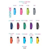 Uzspace 2'li Tritan 800 ml Fiftyfifty Turuncu - Pembe Matara Seti