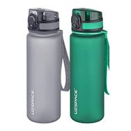 Uzspace 2x500 ml Fifty Fifty Gri Koyu Yeşil Tritan Matara Seti