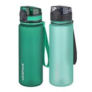 Uzspace 2x500 ml Fifty Fifty Koyu Yeşil Buz Mavisi Tritan Matara Seti