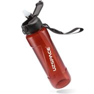 Uzspace Tritan Pipetli 1000 ml Kırmızı Matara