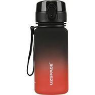 Uzspace VGN-3034 350 ml Siyah Kırmızı Tritan Matara