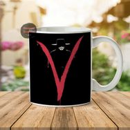 V For Vandetta Porselen Kupa Bardak