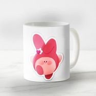 Vadi Burada Pembe Minnoş Desenli Segiliye Özel Baskı Kupa