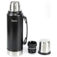 Vaeske 1300 ml Paslanmaz Çelik Siyah Termos