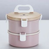 Vagonlife WS-008 1600 ml Pembe Çelik Saklama Kabı