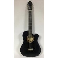 Valencia VC104CVTBK Cutaway Siyah Elektro Klasik Gitar