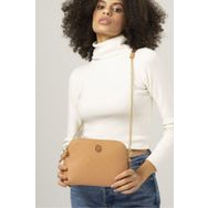 Valentino Orlandi VLT044 Monogram Camel Kadın Çapraz Askılı Çanta
