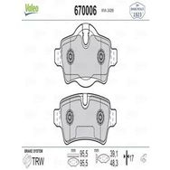 Valeo 670006 Arka Fren Balatası