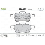 Valeo 670472 Arka Balata