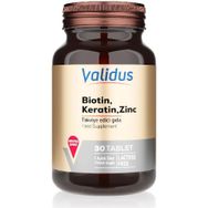 Validus Biotin Keratin Zinc 30 Tablet