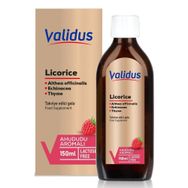Validus Licorice Ahududu Aromalı 150 ml Şurup