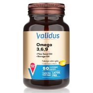 Validus Omega 3-6-9 50 Kapsül Balık Yağı
