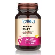 Validus Vitamin D3 K2 30 Kapsül
