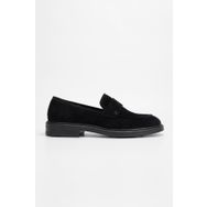 Valmenti Altair 325 13153-128 Siyah Süet Hakiki Deri Erkek Loafer Ayakkabı