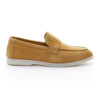 Valmenti Lucio Camel Süet Hakiki Deri Erkek Loafer Ayakkabı