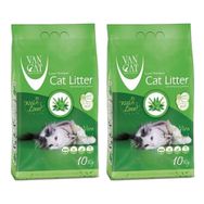 Van Cat 2x10 kg Aloe Vera Kokulu İnce Taneli Topaklanan Kedi Kumu