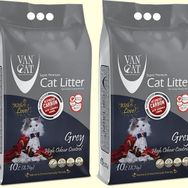 Vancat Aktif Karbonlu Süper Topaklanan Premium 2x10 lt Kedi Kumu