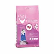 Vancat Baby Powder Parfümlü İnce Taneli 10 kg Kedi Kumu